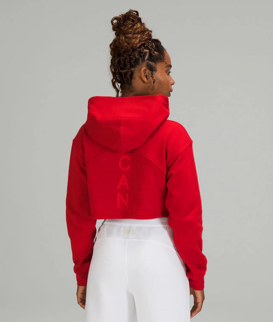 TEAM CANADA CROP HOODIE