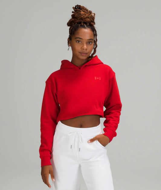 TEAM CANADA CROP HOODIE